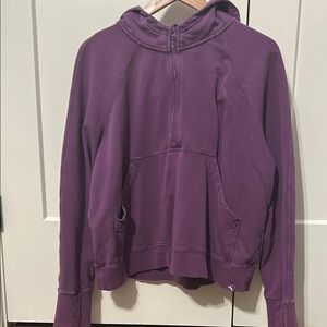 Purple Hoodie with Front Pockets